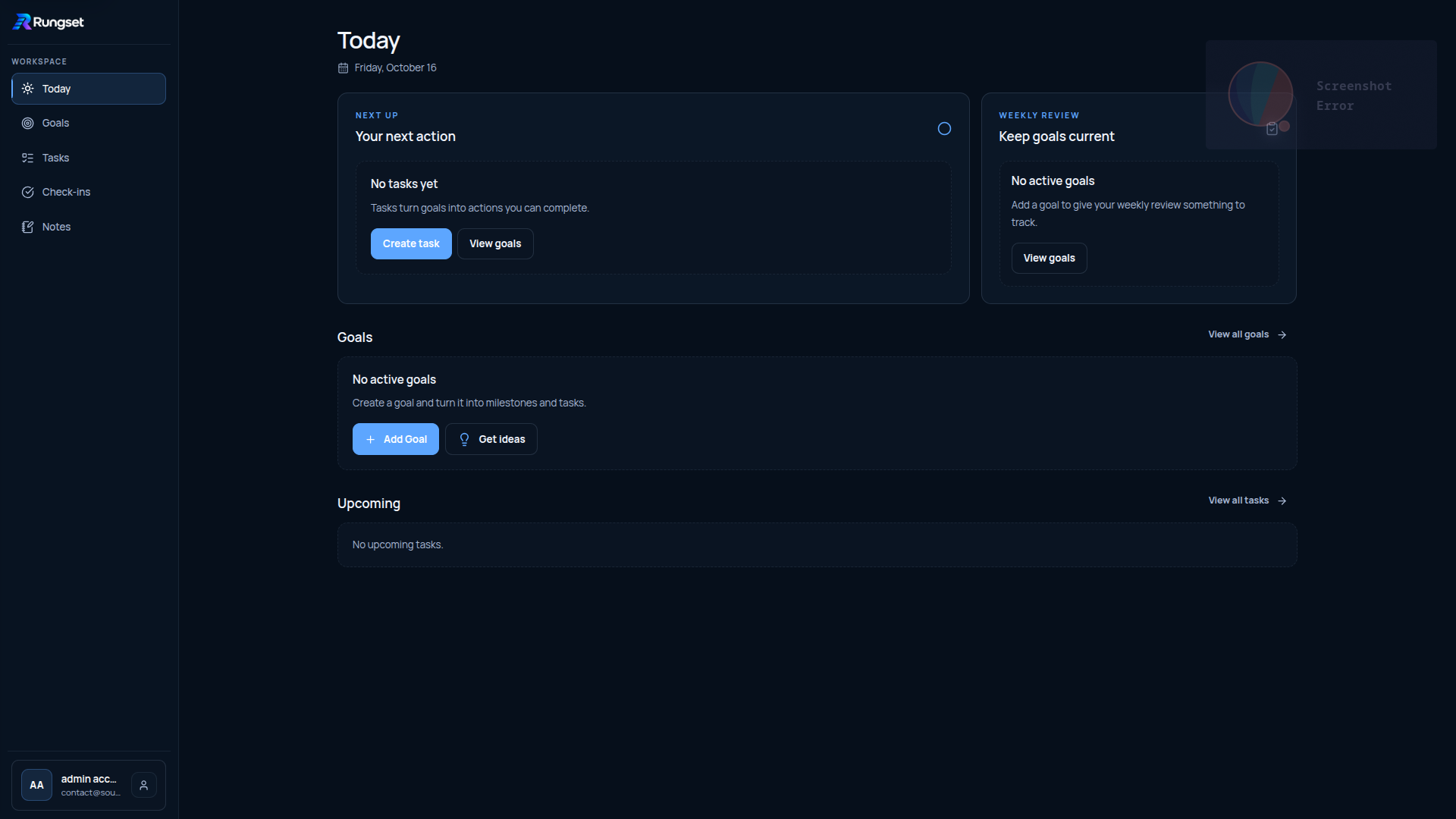 Rungset – Open-Source Goal Tracker
